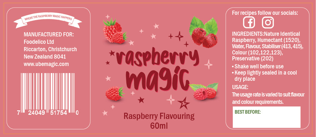 Raspberry Magic 60 ML – Ube Magic Purple Yam Flavouring
